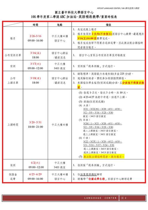 106-2 ABC加油站-英語補救教學 【NEW】2/22更新圖片