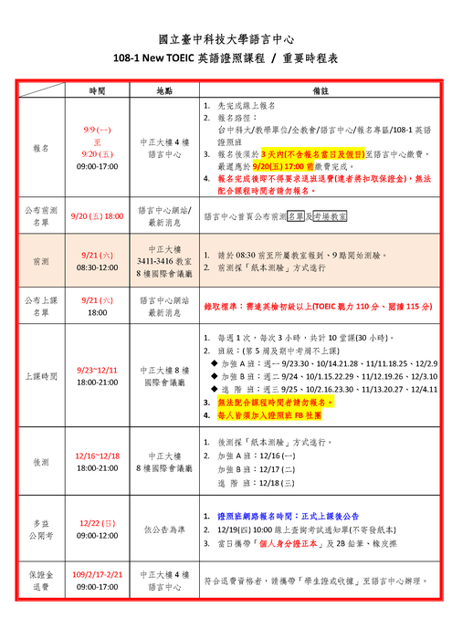 【課程】108-1🆎©英語補救教學課程-簡章圖片