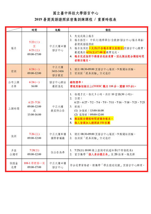 【課程】2019暑期英語ⓉⓄⒺⒾⒸ證照課程圖片